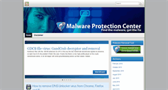 Desktop Screenshot of malwareprotectioncenter.com